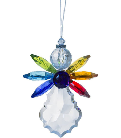 Acrylic Rainbow Angel Ornament