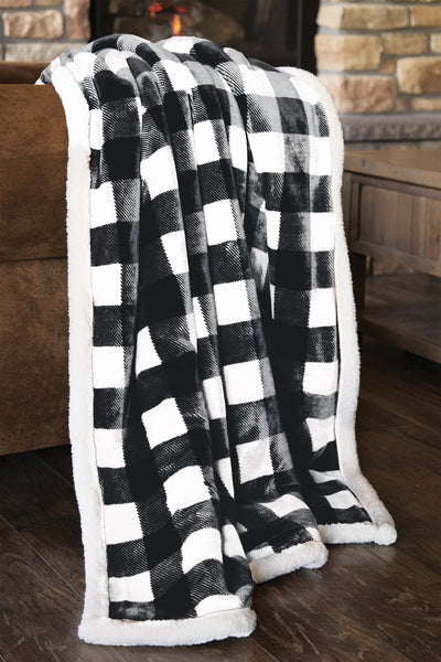 Sherpa Plush Throw Blanket (other colors available)